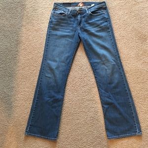 Lucky brand mid rise flare jeans size 14/32