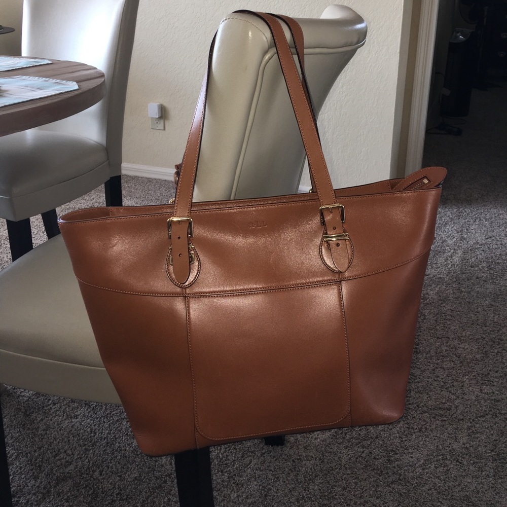 Authentic Ralph Lauren leather purse