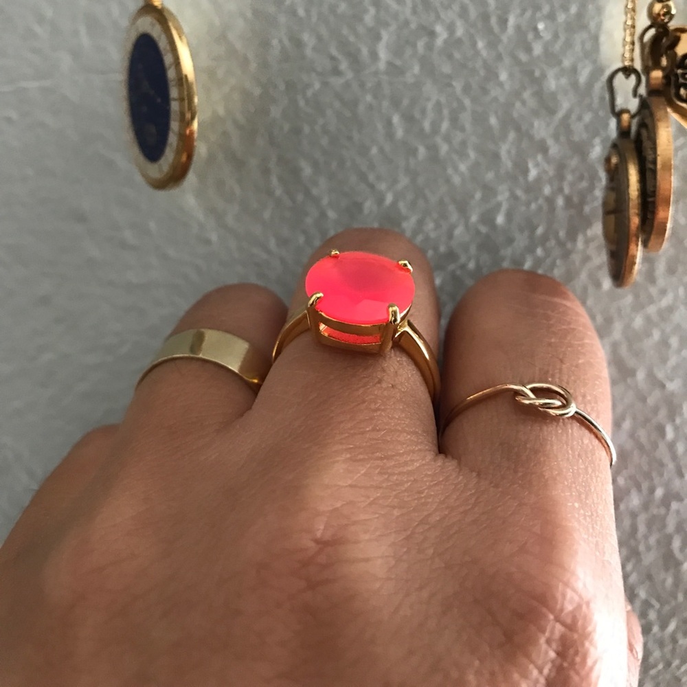 Kate Spade Pink Lemonade ring