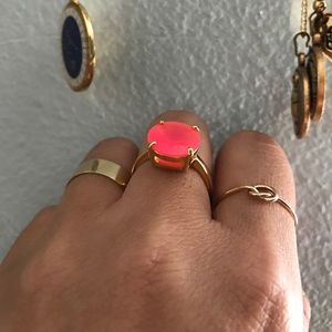 Kate Spade Pink Lemonade ring