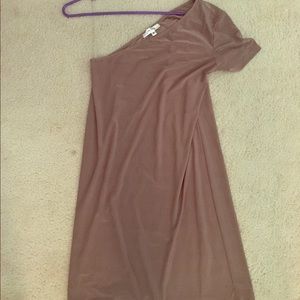 One shoulder dress- Josh Brady