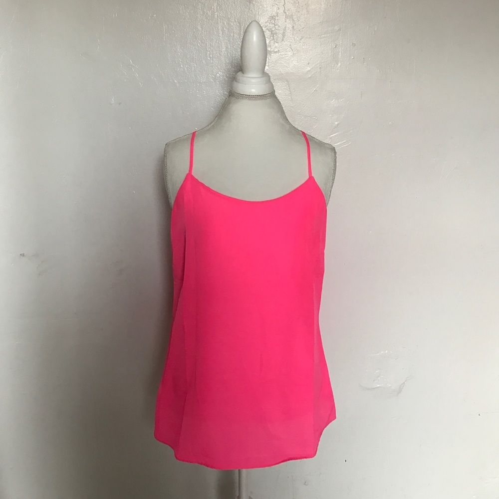J.Crew neon pink tank top