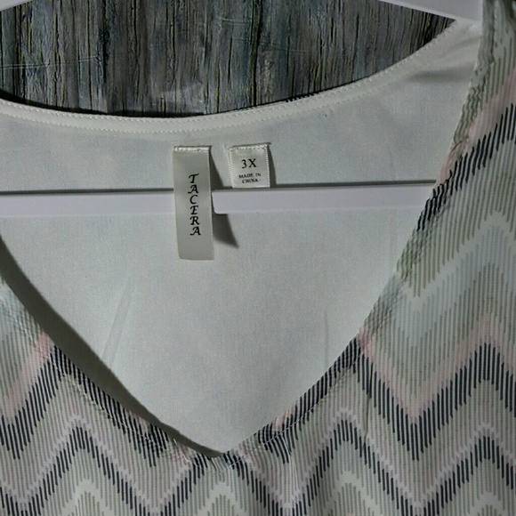 New dress with tags, 3 X. Cool pattern - Picture 6 of 7
