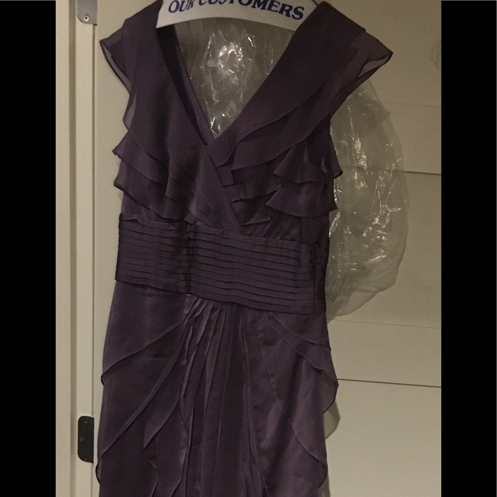 Adrianna Papell purple gown