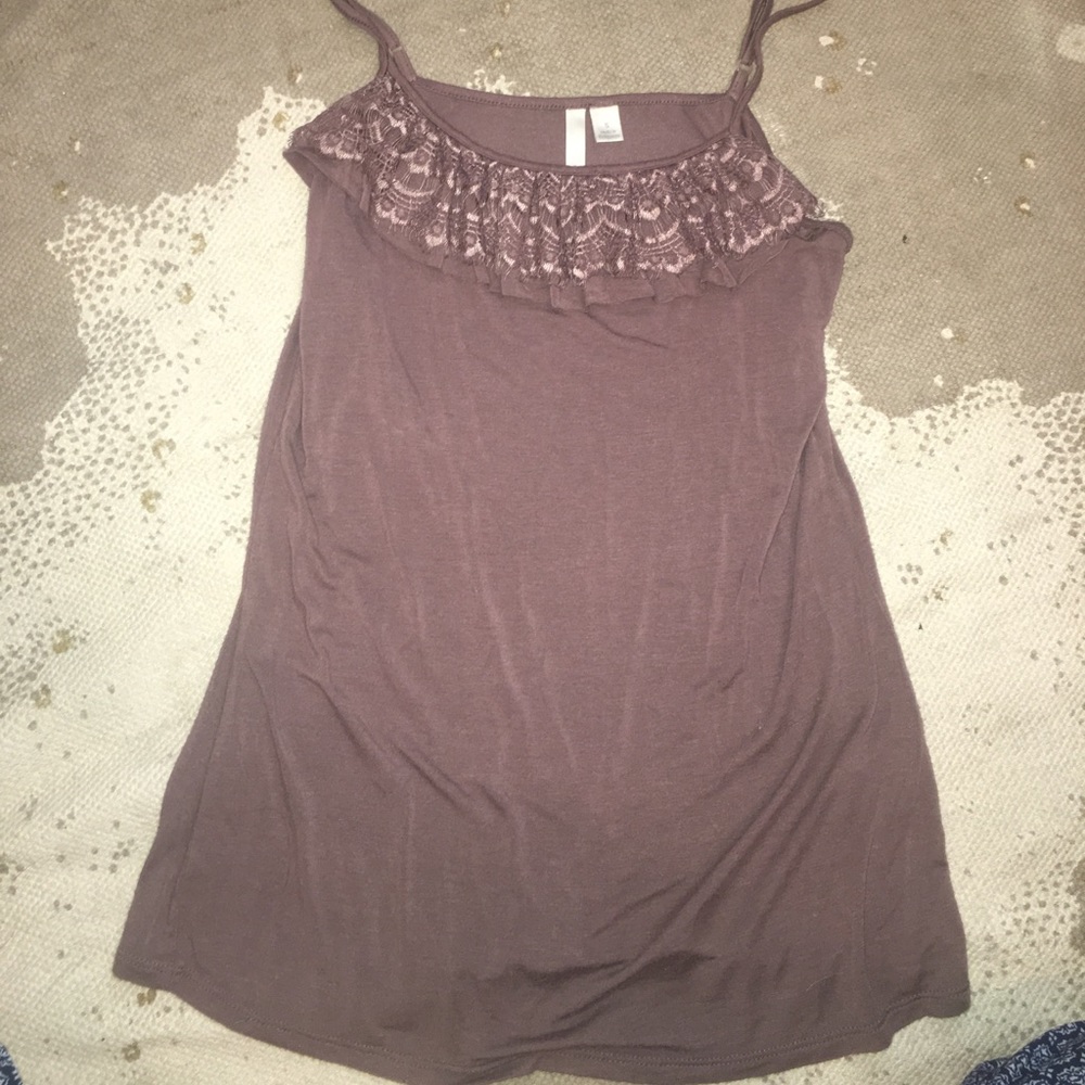 Soft Tank with Lace detail