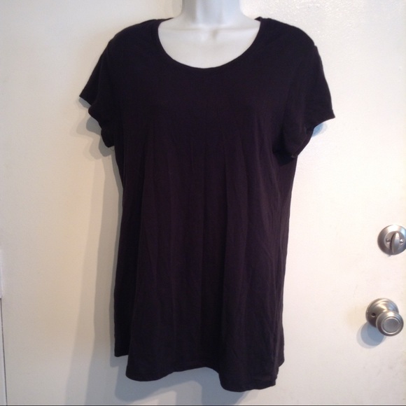 Plus Size Black Tee Shirt 117