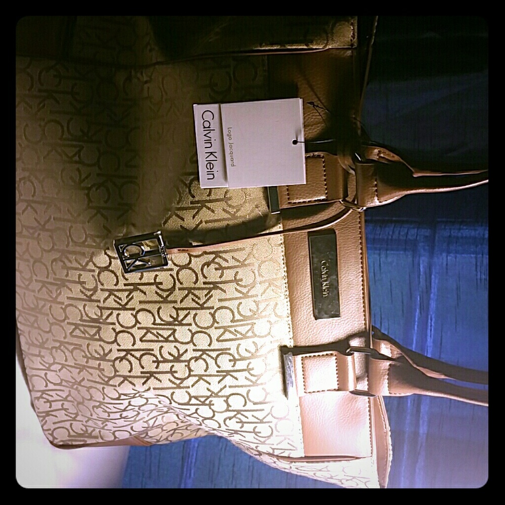 Calvin Klein Logo Jacquard bag