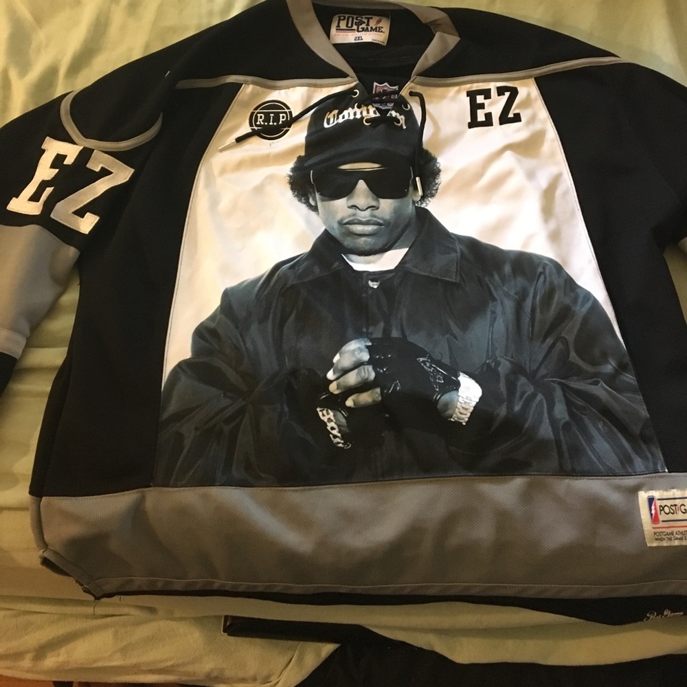 Post Game Eazy E hockey jersey Rare