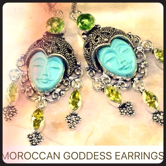 MOROCCAN GODDESS COLLECTION EARRINGS - Picture 1 of 8