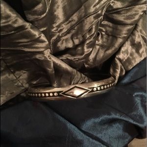 Vintage Navajo Sterling Silver Bracelet B Webb