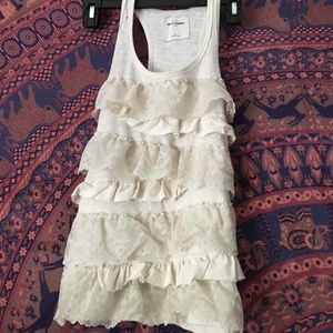 Lace Tank Abercrombie Kids