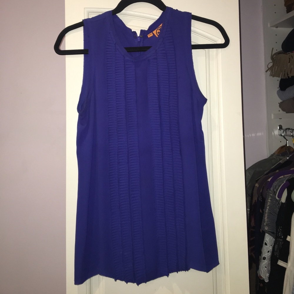 Navy Blue Tory Burch Blouse