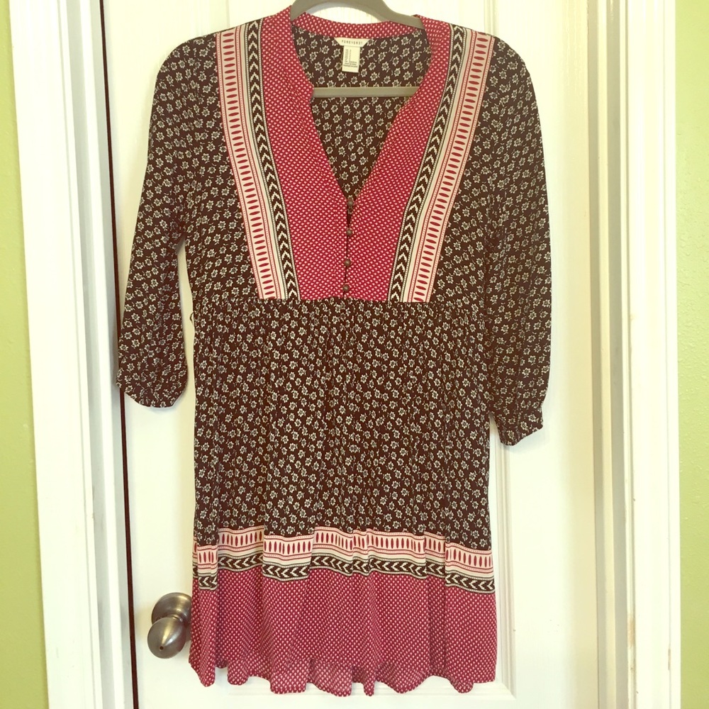 Boho Chic Printed Dress 👗