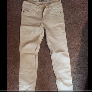 Hollister white jeans