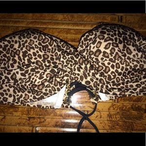 Cheetah print Victoria secret bikini top