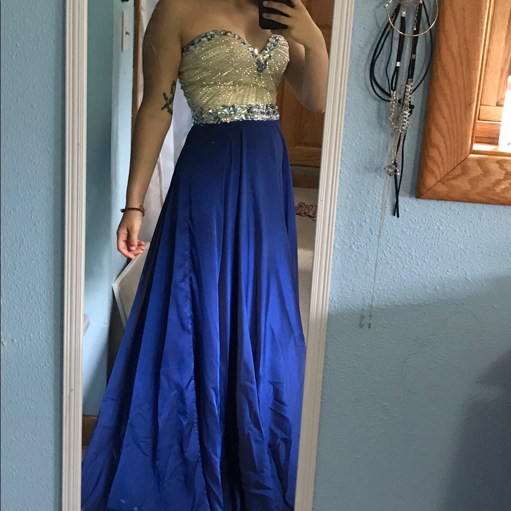 Sherri Hill Royal Blue Dress!