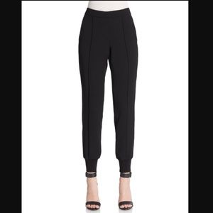 NWT Vince black seamed jogger pant size xxs