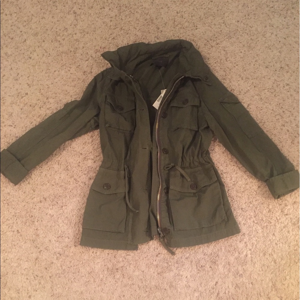 J. Crew Women's Green Military Jacket Size Small