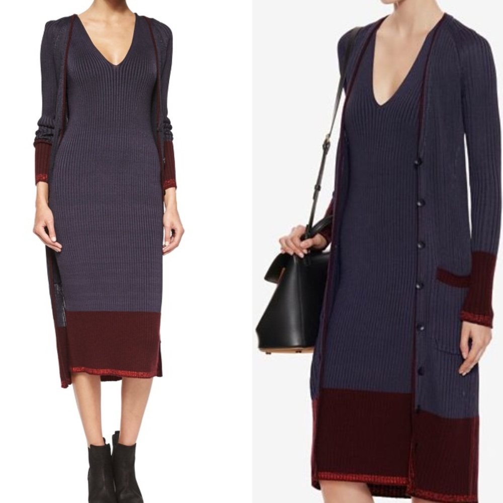 rag & bone🍂color block midi cardigan