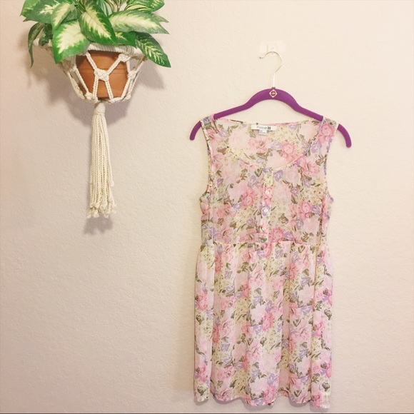 Sweet Spring Floral babydoll Dress - Picture 1 of 4