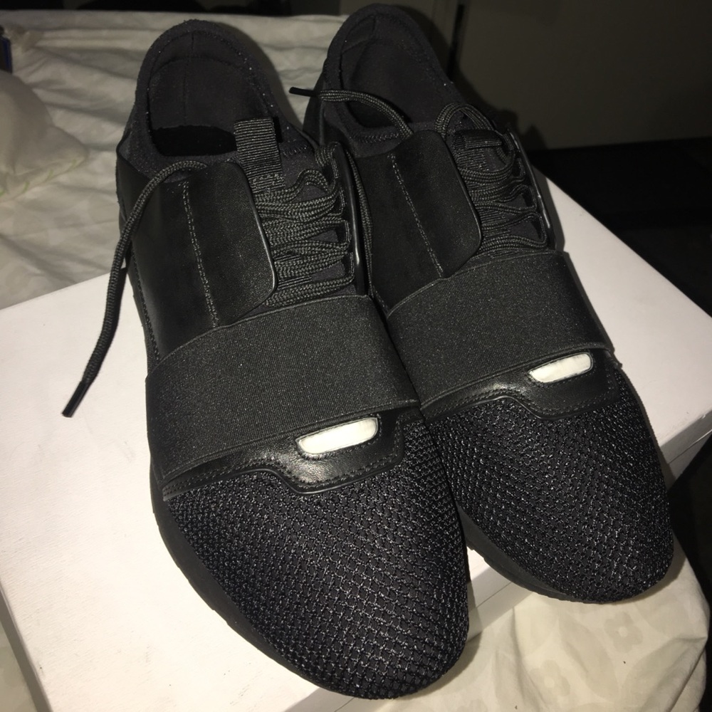 Triple Black Balenciaga Runners