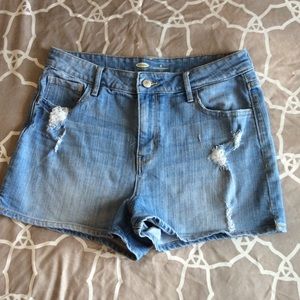 OLD NAVY High Waist Jean Shorts size 6