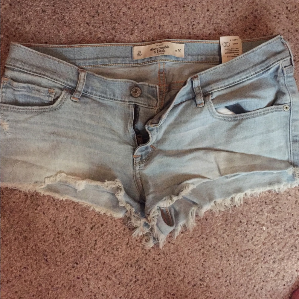Abercrombie jean shorts