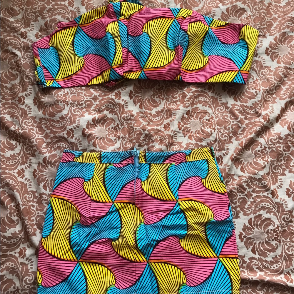 African Print Bright and Beautiful SET