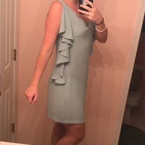 Turquoise mini dress