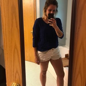 White shorties by Express Jeans