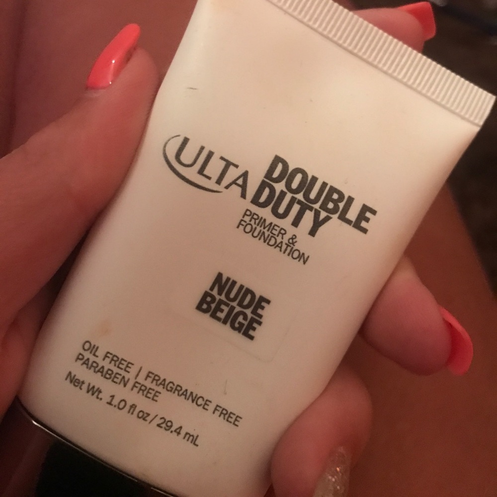 Double duty ulta foundation. nude beige.