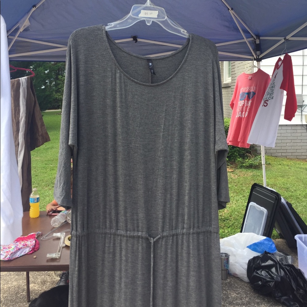 Grey maxi dress