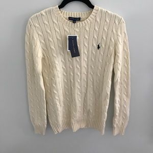 Lovely cream Ralph Lauren polo sweater