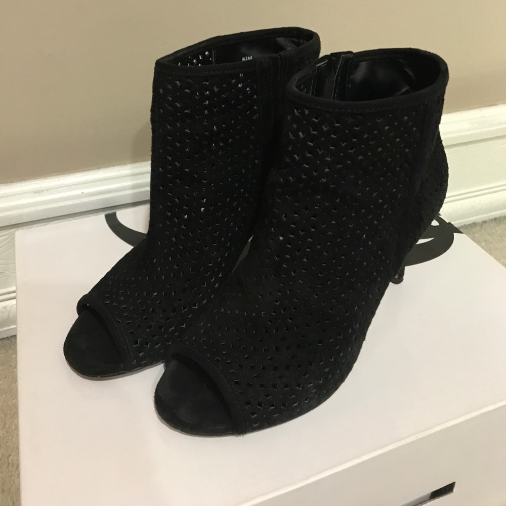 Nine West Open Toe Bootie.