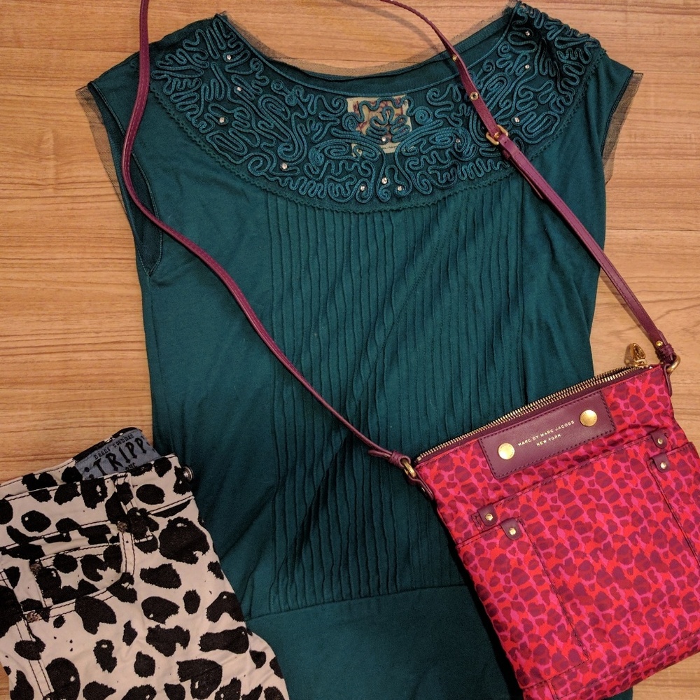 Free people green top