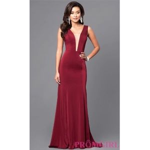 Vivi Ta VT2020 v-neck long formal/prom dress