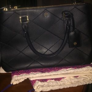 Tory Burch Robinson Mini Double Zip Tote