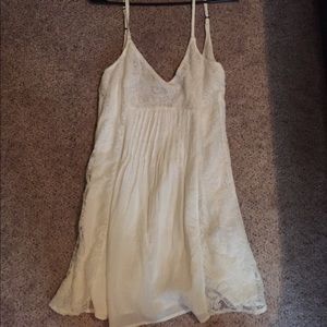 White hollister dress