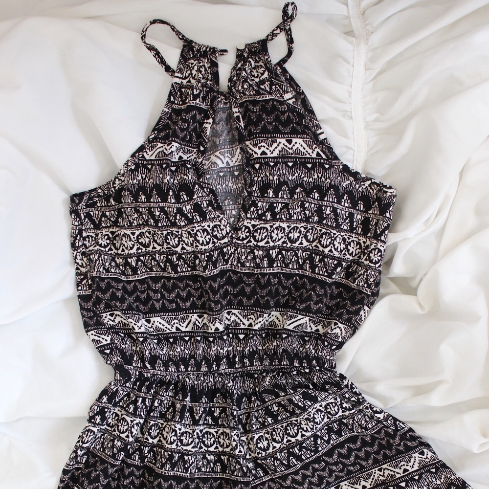 Hollister patterned romper