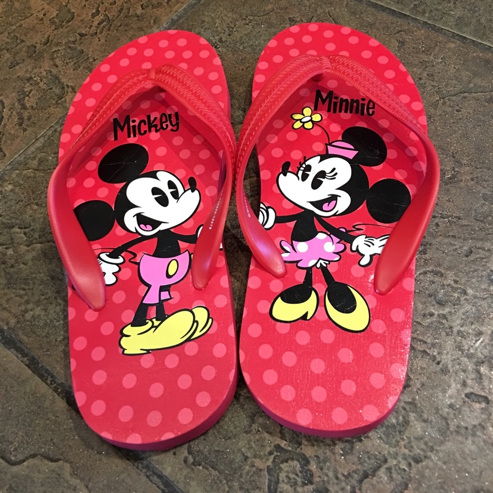 Disney Parks Flip Flops Size 4