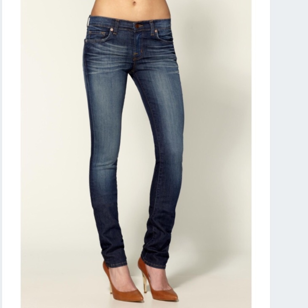 J Brand low rise pencil jeans. Size 30. Inseam 34.