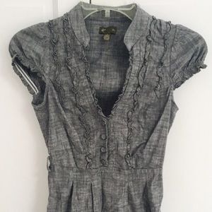 Anthropologie Fei chambray tunic XS
