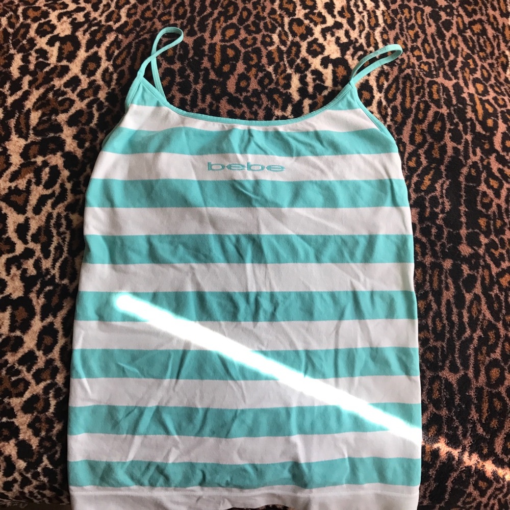 Bebe blue tank top NEW