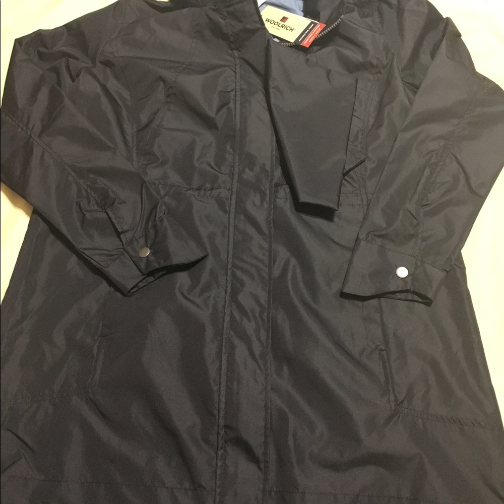 woolrich packable rain jacket