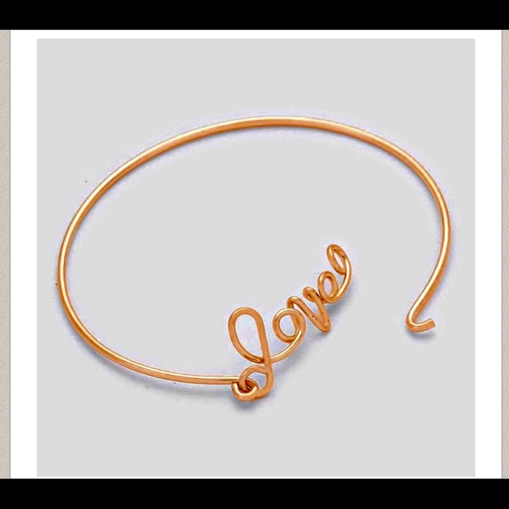 SALE!!! Rose Gold Love Bracelet