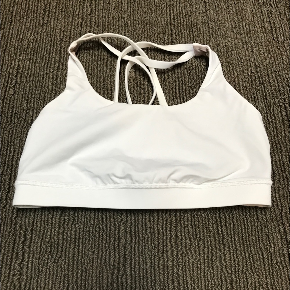 Size 8 white Energy Bra