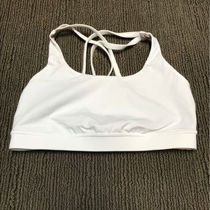 Size 8 white Energy Bra
