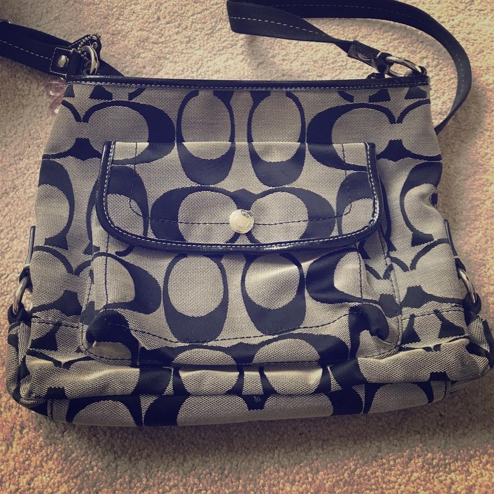 Authentic Coach cross body bag