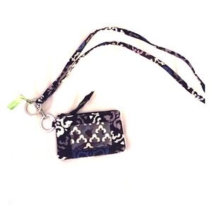 Brand new Vera Bradley wallet with lanyard