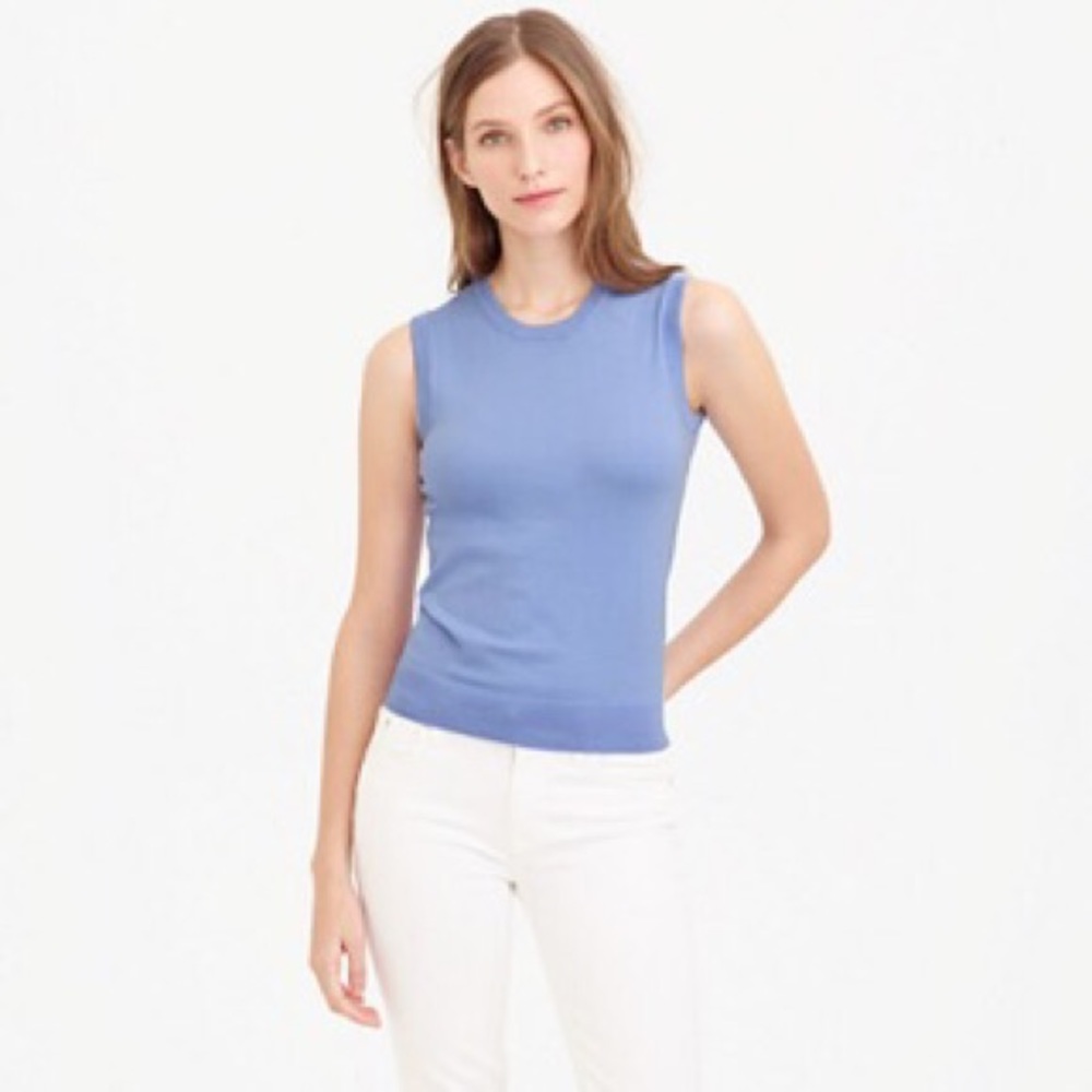 J.Crew Cotton Jackie Shell Sold out color LIKE NEW